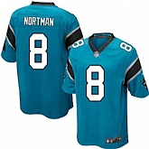Nike Men & Women & Youth Panthers #8 Nortman Blue Team Color Game Jersey,baseball caps,new era cap wholesale,wholesale hats